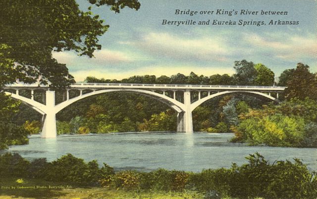 Bridge over King's River between Berryville and Eureka Springs, Arkansas (01309)